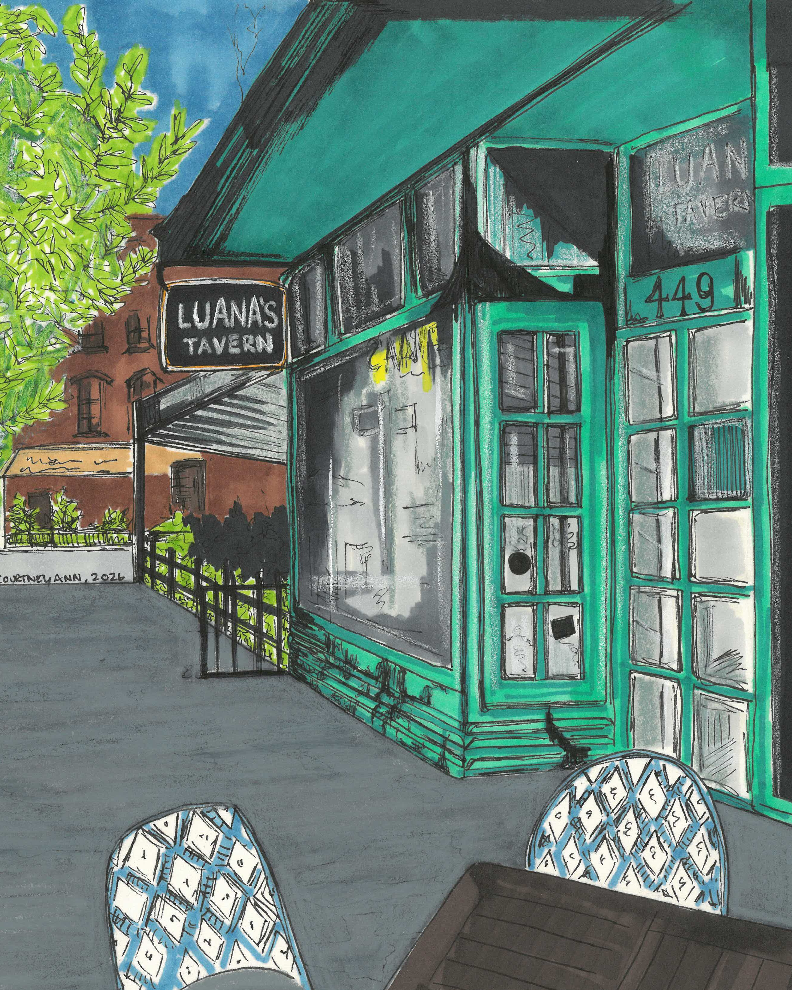 Luana's Tavern Print