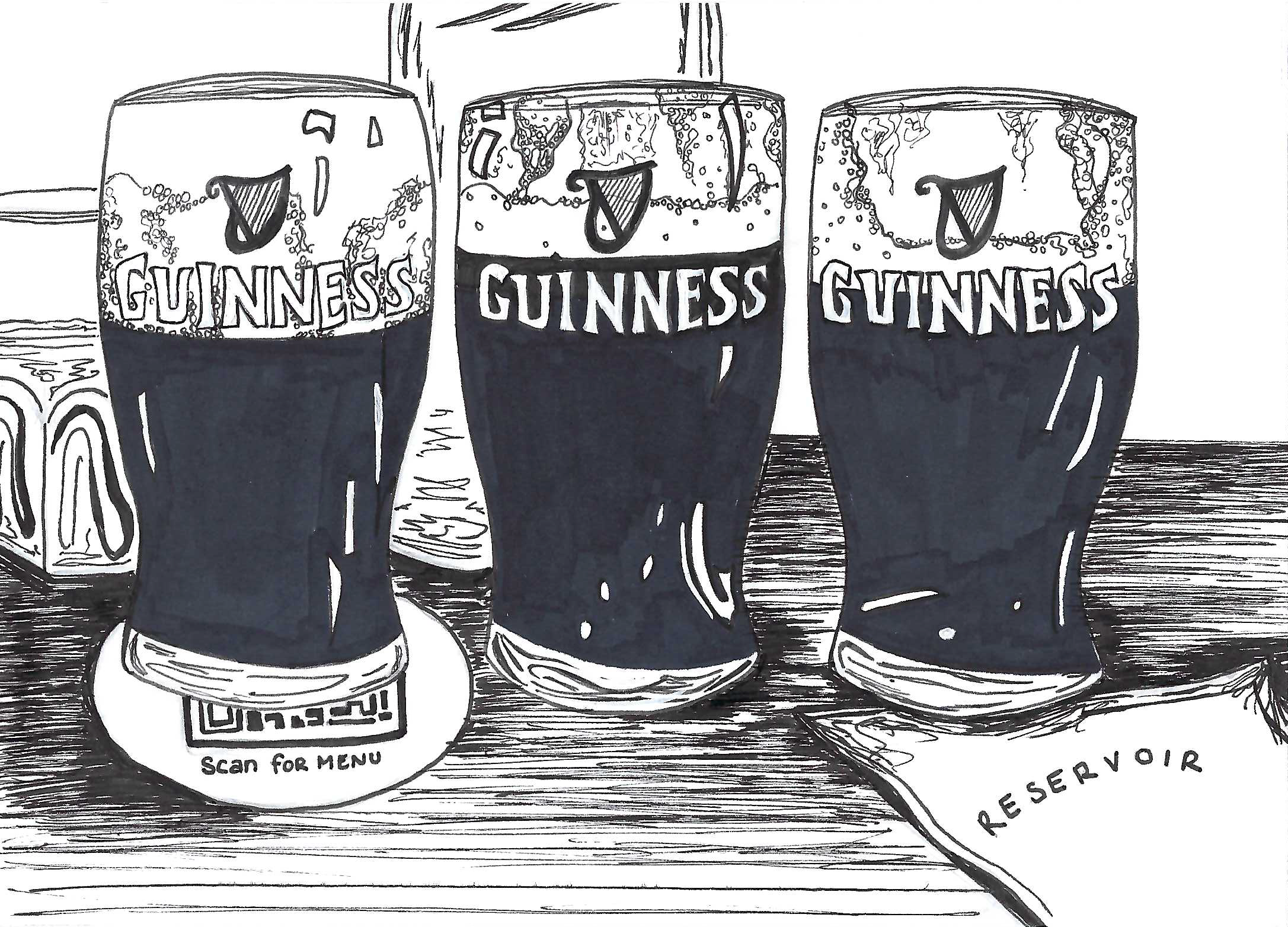 Guinness Postcard