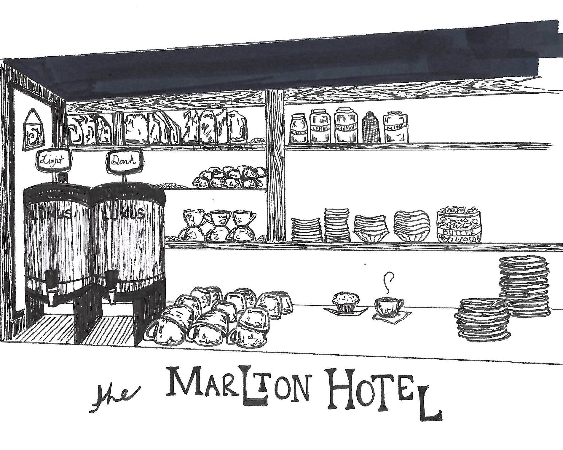 Marlton Hotel Print